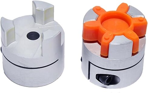 D20L25 Four Jaws Aluminium Plum Coupling Encoder CNC Stepper Motor Shaft Component Spider Flexible Coupler 1Pcs(6x7) in Saudi Arabia