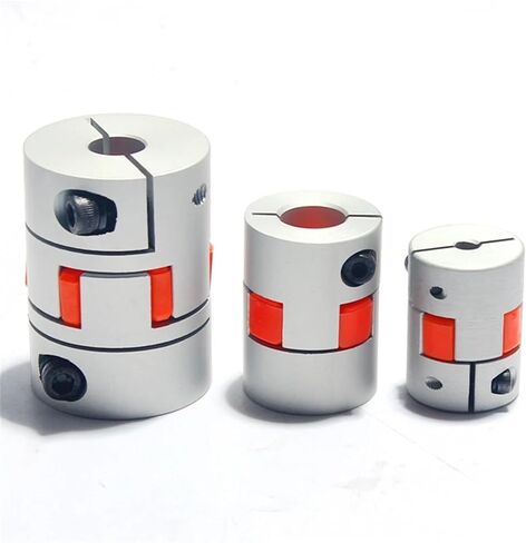 D20L25 Four Jaws Aluminium Plum Coupling Encoder CNC Stepper Motor Shaft Component Spider Flexible Coupler 1Pcs(6x7) in Saudi Arabia