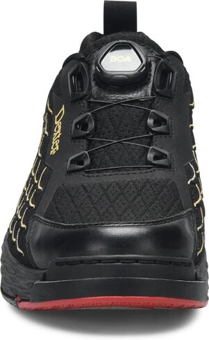 Dexter Mens C9 Knit BOA Bowling Shoes (for Right and Left Handed Bowlers. Men's Shoe Sizing) - Black/Gold 12 in Saudi Arabia
