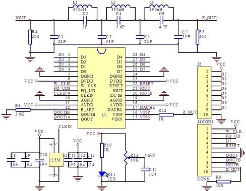 DDS Signal Generator Module Development Board 0-70MHz 0-40MHz AD9851 2 Sine Wave and 2 Square Wave in Saudi Arabia