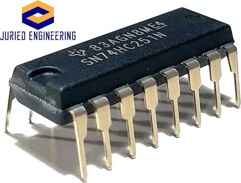 SN74HC251N SN74HC251 74HC251 محددات البيانات/مضاعفات مع مخرجات 3 حالات IC DIP-16 (حزمة 10)) in Kuwait