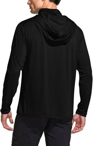 zip up hoodie men upf 50+ sun protection out out out jackt jacket jacket long leare shirt fishing performan in Kuwait