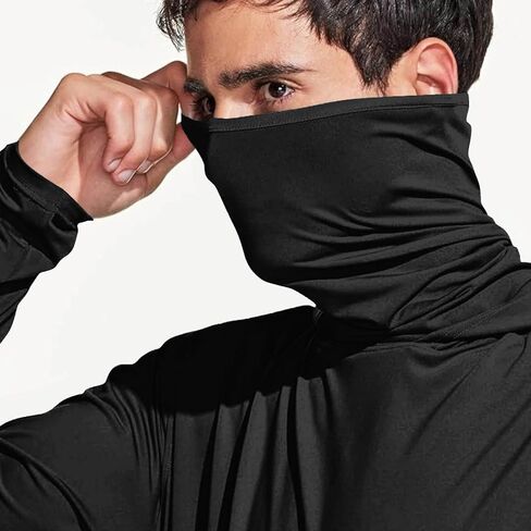 zip up hoodie men upf 50+ sun protection out out out jackt jacket jacket long leare shirt fishing performan in Kuwait