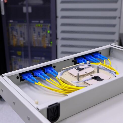 Meccanixity الألياف البصرية مقرنة FC ذكر إلى LC أنثى OM3 Multi-mode Simplex الألياف البصرية محول الألياف محول الألياف المحول للإنترنت الشبكة ، 4 حزمة in Saudi Arabia
