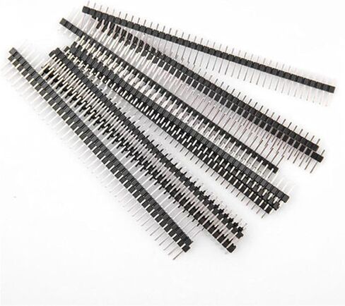 20 قطعة 40p 2.54mm ملعب شريط صف واحد الدبوس شريط 40pin 2.54mm الملعب in Kuwait