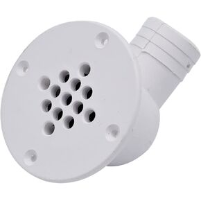 T-H Marine Cockpit Scupper Drain ، Polymer Marine Drain Marine Matisted مع تصميم كرة الفحص ، التثبيت السهل 1.5 "توافق خرطوم ، تقنية واقي الأوراق للوقاية من الحطام in Saudi Arabia
