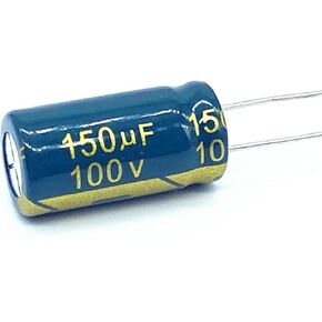 10pcs ارتفاع التردد المنخفض المقاومة 100V 150UF المكثف المنحل بالكهرباء الحجم 10 * 20 150UF in Kuwait