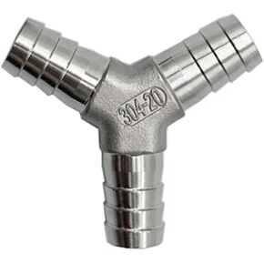 1pcs 6 8 10 12 16 20 32mm t type tye tee 304 Felet Barb Pipe Fitting 2 3 4-Way Water Gas Hose Adapter (Y Type ، 6mm) in Kuwait