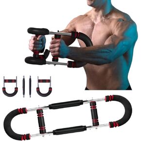 تمرين ذراع Twister ، شريط تمرين ربيعي قابل للتعديل من 80 إلى 110 رطل ، وقوة التمرينات المحسّنة في الساعد ، معدات اللياقة البدنية المنزلية المحمولة ، والتصميم القابل للفصل في أي مكان in Kuwait