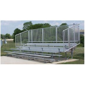 SSN NB0515V 5 ROW ROW ROOR BLEACHERS مع PIMET PINGET RALING44 ؛ 15 قدم. in Kuwait