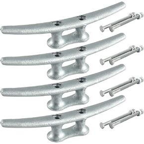 Dock Cleats 4/6/8/10 inch (4 Sizes), Boat Cleats with Hardware, Boat Dock Cleats Rope Cleats, Ideal for Boat Deck Yacht Kayak Dock or Home Decoration（2, 5, 4, 6,10 Pack in Kuwait