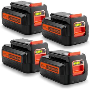 ARYEE 3.0AH 40V MAX LBX2040 استبدال للبطارية السوداء و DECKER 40V LBXR36 LBXR2036 LST540 LCS1240 LBX1540 LST136W 36V/ Cordless Power Battery Lithium Battery in Kuwait