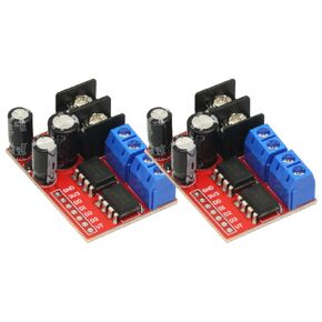 2PCS H Bridge Remote Control 5A 3V-14V Dual DC Motor Controller Drive Module Voltage Reverse PWM Speed Regulation Double in Kuwait