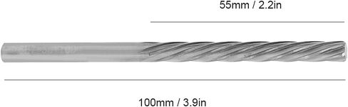 Tungsten Carbide Reamer 6mm Cutting Tool H7 Tolerance 100mm Length Spiral Section for Industrial Hole Enlargement in Saudi Arabia