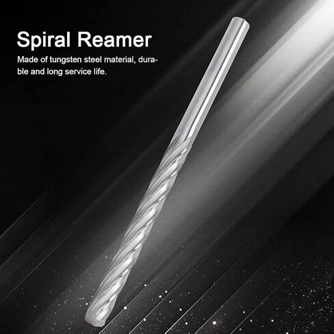 Tungsten Carbide Reamer 6mm Cutting Tool H7 Tolerance 100mm Length Spiral Section for Industrial Hole Enlargement in Saudi Arabia
