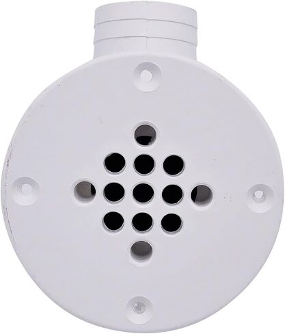 T-H Marine Cockpit Scupper Drain, UV-Stabilized Polymer Marine Drain Fitting with Check Ball Design, Easy Installation 1.5" Hose Compatibility, Leaf Guard Technology for Debris Prevention in Saudi Arabia