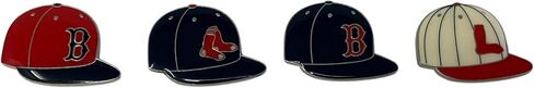 MLB Boston Red Sox Sports Team Logo 4 Pin Set Set Timelize Timelible Therback in Saudi Arabia