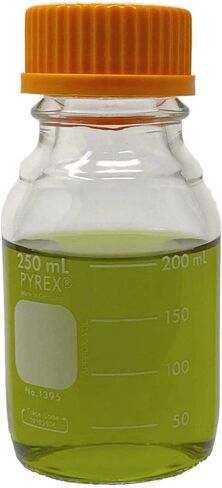 Pyrex 1395-250, 250mL Round Media Storage Bottles, with GL45 Screw Cap, 10/cs in Saudi Arabia