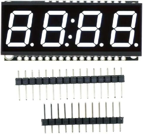 Dongker HT16K33 عرض LED الأنبوب الرقمي ، 0.56in 4 أرقام من 7 أجزاء من Close Double Dove Module DC 3.3V-5V in Saudi Arabia