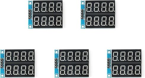 5pcs 8-bit 74hc164 2-wway 0.36 بوصة أبرز تمييز وحدة عرض أنبوب رقمي شائع إيجابي 8 واجهة تسلسلية 2*4 بت وحدة العرض الرقمية 74HC164 in Saudi Arabia