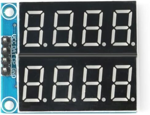 5pcs 8-bit 74hc164 2-wway 0.36 بوصة أبرز تمييز وحدة عرض أنبوب رقمي شائع إيجابي 8 واجهة تسلسلية 2*4 بت وحدة العرض الرقمية 74HC164 in Saudi Arabia