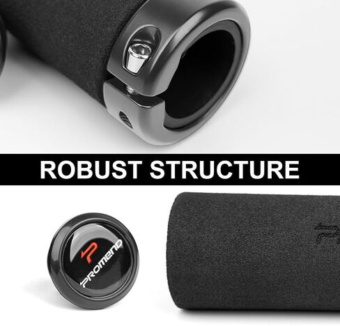 Bike Handlebar Grips, Foam Single Lock on Bicycle Handle Bar Soft Comfortable Non-Slip Bike Handle Grips for BMX, Mountain, MTB, Beach Cruiser, Scooter, Folding Bike in Saudi Arabia