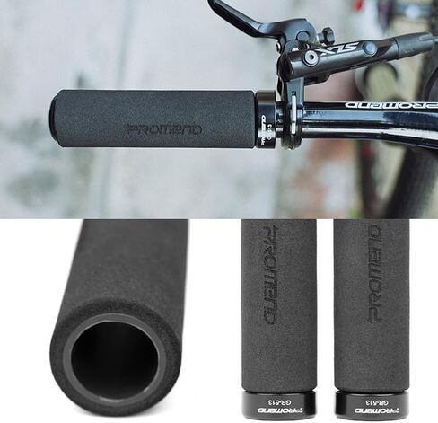 Bike Handlebar Grips, Foam Single Lock on Bicycle Handle Bar Soft Comfortable Non-Slip Bike Handle Grips for BMX, Mountain, MTB, Beach Cruiser, Scooter, Folding Bike in Saudi Arabia