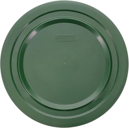 Pyrex 7404-PC 4.5-Quart Thyme Green Food Storage Replacement Lid (2-Pack) - Made in USA in Saudi Arabia