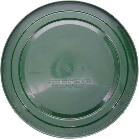 Pyrex 7404-PC 4.5-Quart Thyme Green Food Storage Replacement Lid (2-Pack) - Made in USA in Saudi Arabia