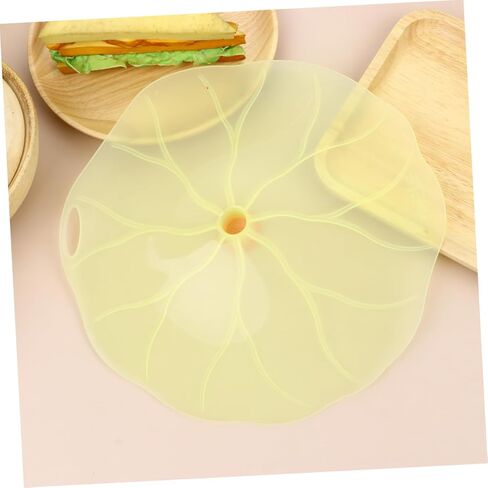 غطاء وعاء السيليكون homoyooyo غطاء ختم لغطاء الأطعمة القابلة لإعادة الاستخدام لسهولة عشوائية in Kuwait