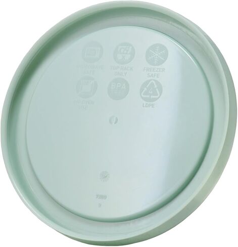 Pyrex 7200-PC 2-Cup Sage Green Food Storage LID (4 حزم)-مصنوعة في الولايات المتحدة الأمريكية in Saudi Arabia