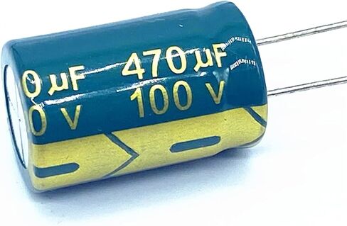 4pcs 100v 470uf Low ESR/مقاومة عالية التردد المكثف الكهربائي الحجم 16x25 470 فورم in Saudi Arabia