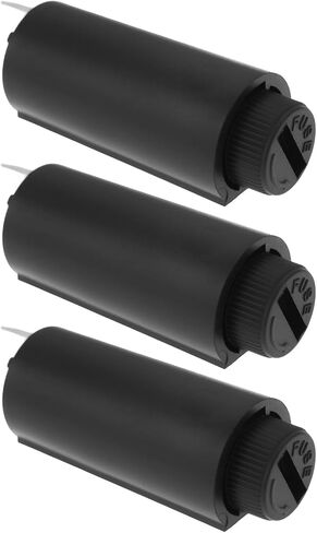 SING F LTD 3X Fuseholder Vertical Enclosed with Cap 5mm x 20mm 250V 10A for Power Boards Various Small Electrical Devices in Saudi Arabia