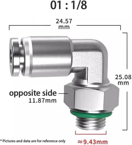 10pcs pl g thread 304 مفصلي من الفولاذ المقاوم للصدأ الهوائي السريع المرفق المرفق الذكور 1/8 "1/4" 3/8 "1/2" اقتران سريع (PL8-G04) in Kuwait