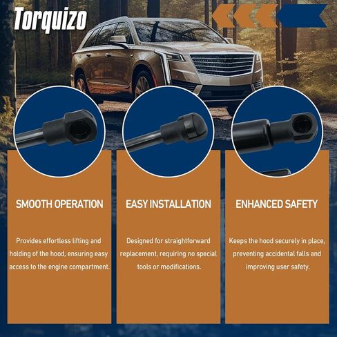 يدعم Hood Lift STRUTS SCRUSS STRUTS SCRUCHS SPRINGS SPRINGS لـ CHEVROLET MALIBU 2008 2009 2010 2011 2012 لـ Saturn Aura 2009 ، يحل محل 6166 25865060 SG330094 in Kuwait