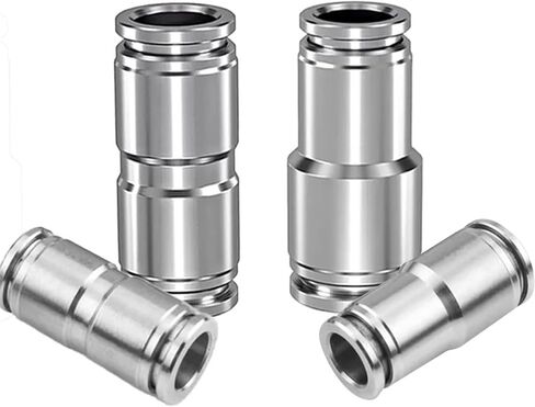 10pcs pu pg pnumatic Fitting 304 Stainless Steel 4mm 6mm 8mm 10mm 12mm 14mm 16mm diameter Quick Consival relector trachea (pg12-8) in Kuwait