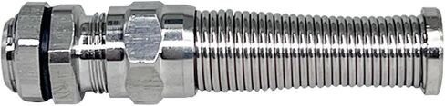 304 الصلب غير القابل للصدأ تخفيف الإجهاد حماية الانحناء الكابل المعدني المفصل M10 M12 M14 M16 M18 M20 غدة الانحناء (M12x1.5 For4-8mm) in Saudi Arabia