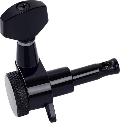 Banworks 3L3R Guitar Locking Tuning Pegs 18:1 Ratio Sealed Guitar String Tuning Keys Machines 3x3 with 45 Degree Fixing Tag for Les Paul LP SG Electric or Acoustic Guitar Pack of 6 JT/ZSJXQ-04 Chrome in Saudi Arabia