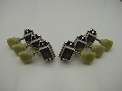 Gotoh SD90-MG Locking Tuners Vintage Style 3x3 Nickel Tulip Button Tuning Machines in Saudi Arabia