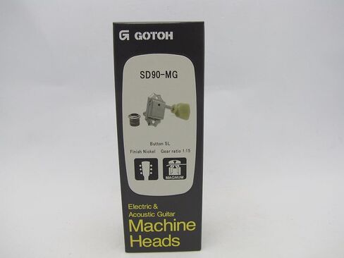 Gotoh SD90-MG Locking Tuners Vintage Style 3x3 Nickel Tulip Button Tuning Machines in Saudi Arabia