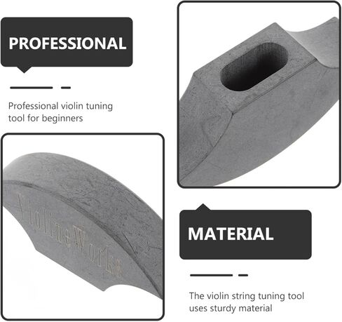 Violin String Tool - Adjustable Peg Turner for Easy Maintenance of Violin Tuning Pegs Lightweight and Portable Design Ideal for Musicians and Beginners in Saudi Arabia
