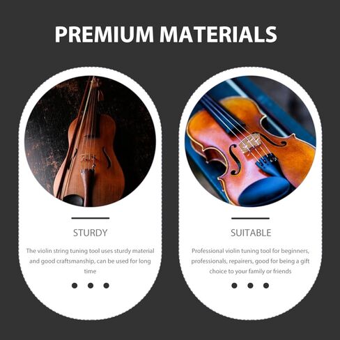 Violin String Tool - Adjustable Peg Turner for Easy Maintenance of Violin Tuning Pegs Lightweight and Portable Design Ideal for Musicians and Beginners in Saudi Arabia