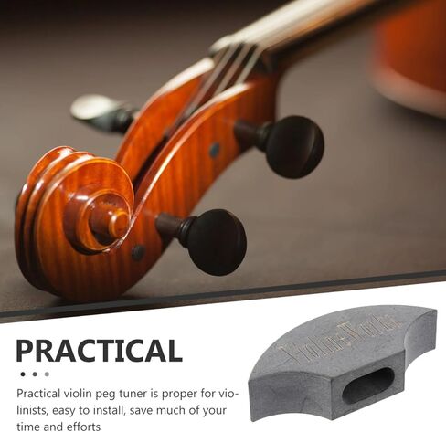 Violin String Tool - Adjustable Peg Turner for Easy Maintenance of Violin Tuning Pegs Lightweight and Portable Design Ideal for Musicians and Beginners in Saudi Arabia
