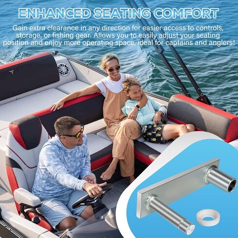 7062-3 Marine Boat Seat Mount Zinc-Plated Steel 6-Inch Swivel Offset 360° Rotation in Saudi Arabia