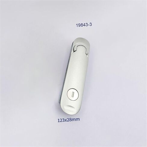 زنك سبيكة مفتاح الضغط الزر لوحة القفل باب القفل المشغل تدفق الأرجوحة مقبض مقبض الأقفال 1pcs (19843-1) in Kuwait