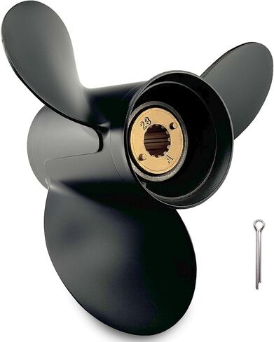 Upgrade OEM Aluminum Boat Outboard Propeller for Mercury Engines 10x17 11 3/8x12 10 1/2x13 30HP 35HP 40HP 45HP 50HP 55HP 60HP 70HP,13 Spline Tooth,RH in Kuwait