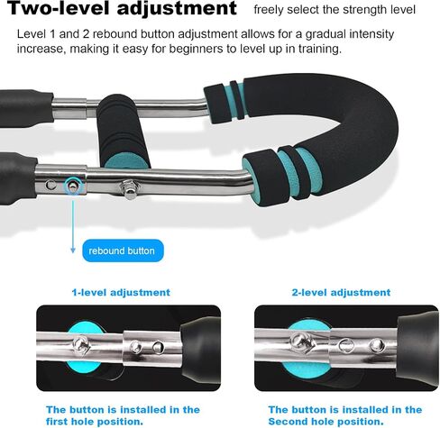 Twister Arm Trainer ، تمارين صدر ذراع Twister القابل للتعديل مع 4 ملصق ربيع وتدريب للرجال والنساء ، معدات اللياقة الابتدائية للسلطة القابلة للفصل لتعزيز عضلات الجزء العلوي من الجسم in Saudi Arabia