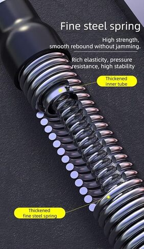 تمرين ذراع Twister ، شريط تمرين ربيعي قابل للتعديل من 80 إلى 110 رطل ، وقوة التمرينات المحسّنة في الساعد ، معدات اللياقة البدنية المنزلية المحمولة ، والتصميم القابل للفصل في أي مكان in Kuwait