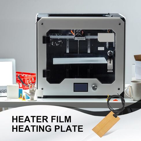 MECCANIXITY 6pcs Heater Film Heating Plate, 15W 24V Polyimide Heat Pad Adhesive PI Heater Elements Film 94mmx40mm Heater Strip for Constant Temperature in Saudi Arabia