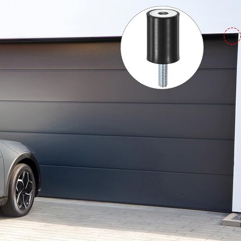 8-Pack Rubber Mounts D8mmxH8mm Male/Female Vibration Isolators Cylindrical Shock Absorber W M3 x 6mm Studs for Air Compressor/Car/Pump/Boat/Garage Motor/Bobbins Rubber Isolators in Kuwait